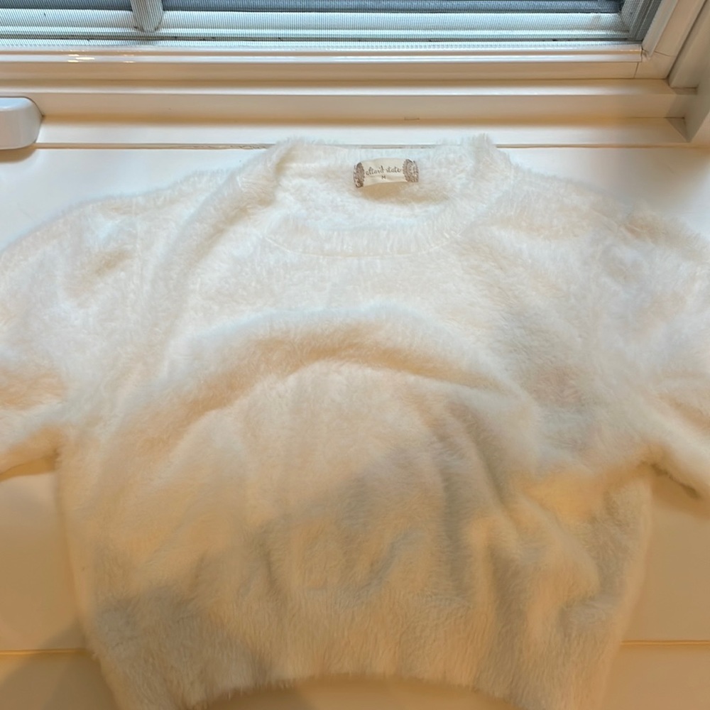 Altard state fuzzy white top